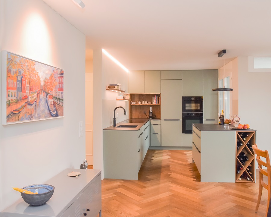 Küche Lakierte Fronten